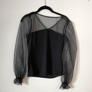Sheer Long Sleeve Shirt (M)